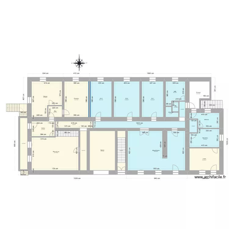 Maison ABC Niveau 2. Plan de 