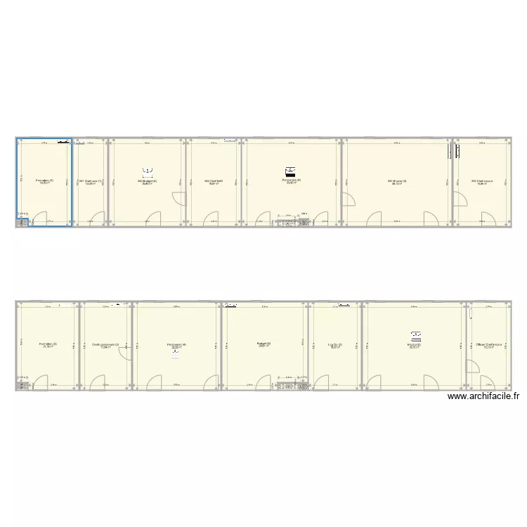 Apr&egrave;s 1. Plan de 