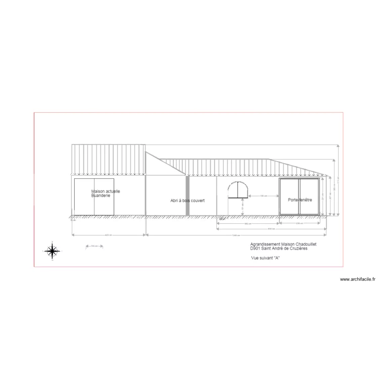 Chad Vue portail. Plan de 