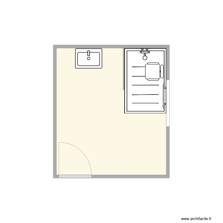 plan apr&egrave;s travaux gadhi. Plan de 