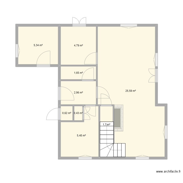 Saint-Luc RDC. Plan de 0 pièce et 0 m2