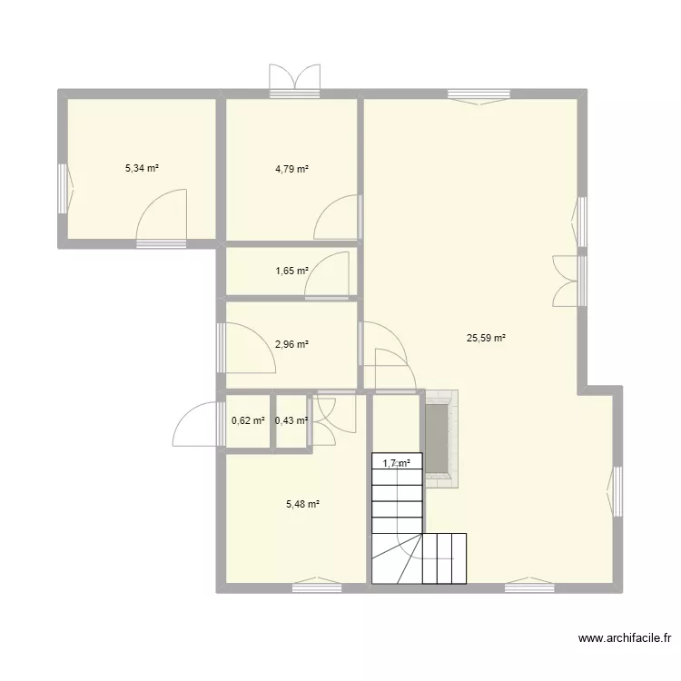 Saint-Luc RDC. Plan de 