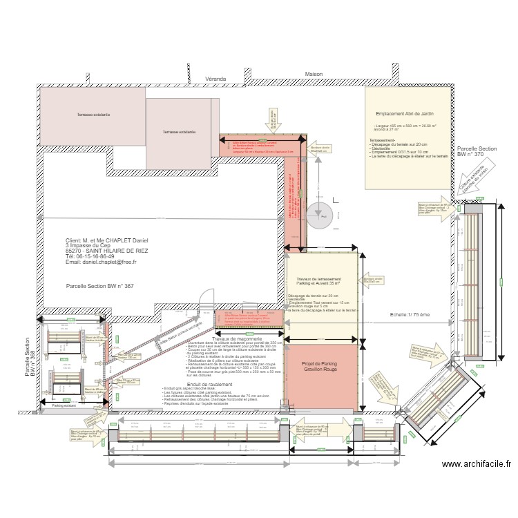 Plan Aline GUIBERT axeo. Plan de 0 pièce et 0 m2