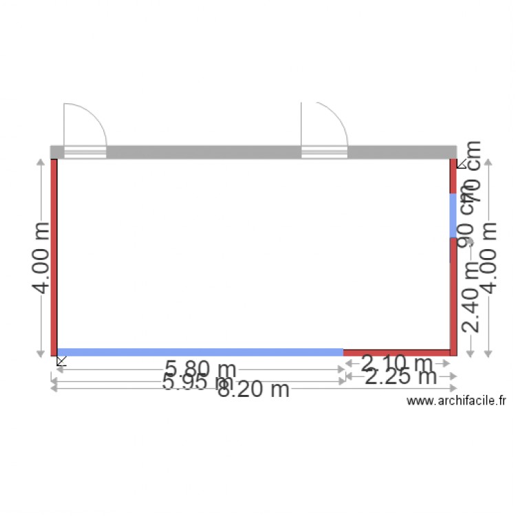 DOUET. Plan de 0 pièce et 0 m2