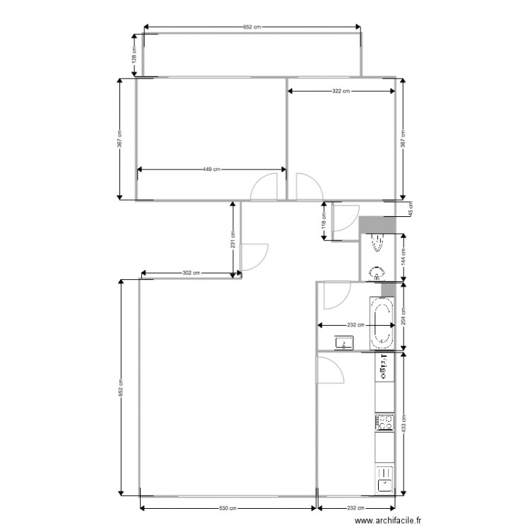 Plan. Plan de 0 pièce et 0 m2