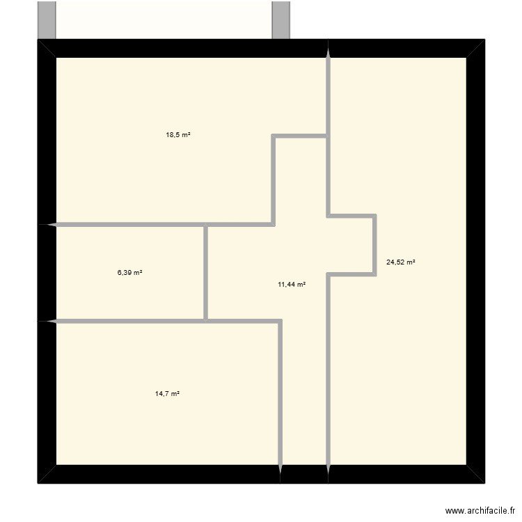 RAMDANI  RDC. Plan de 7 pièces et 162 m2