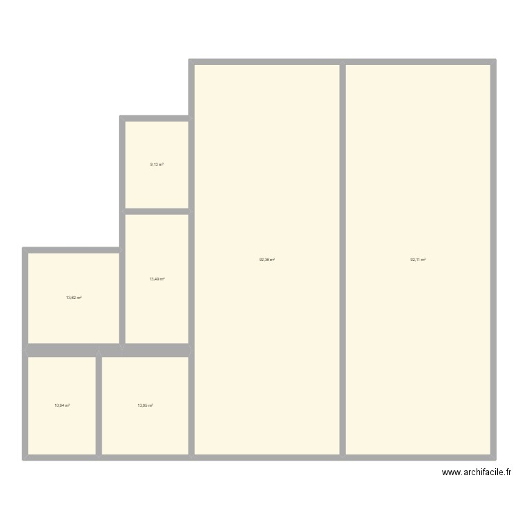 Maison saint jean. Plan de 14 pièces et 490 m2