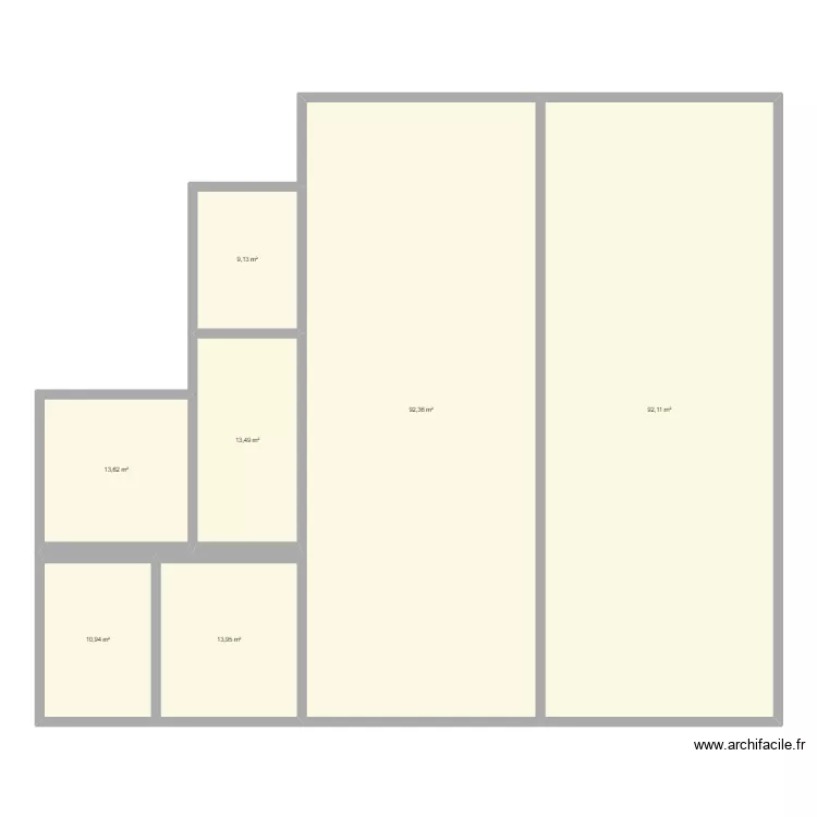 Maison saint jean. Plan de 