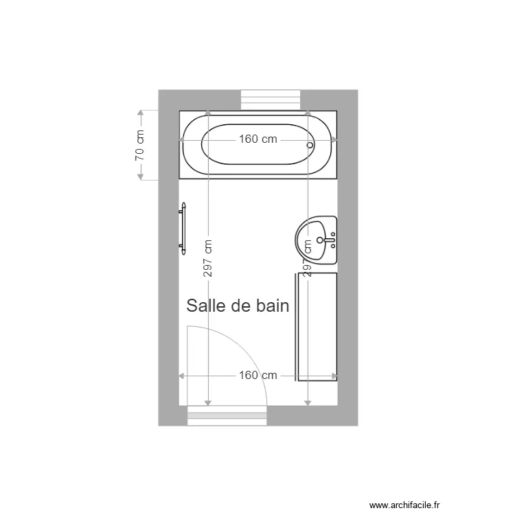 CHAVAREN Michel Avant travaux. Plan de CHAVAREN Michel Avant travaux. Plan de