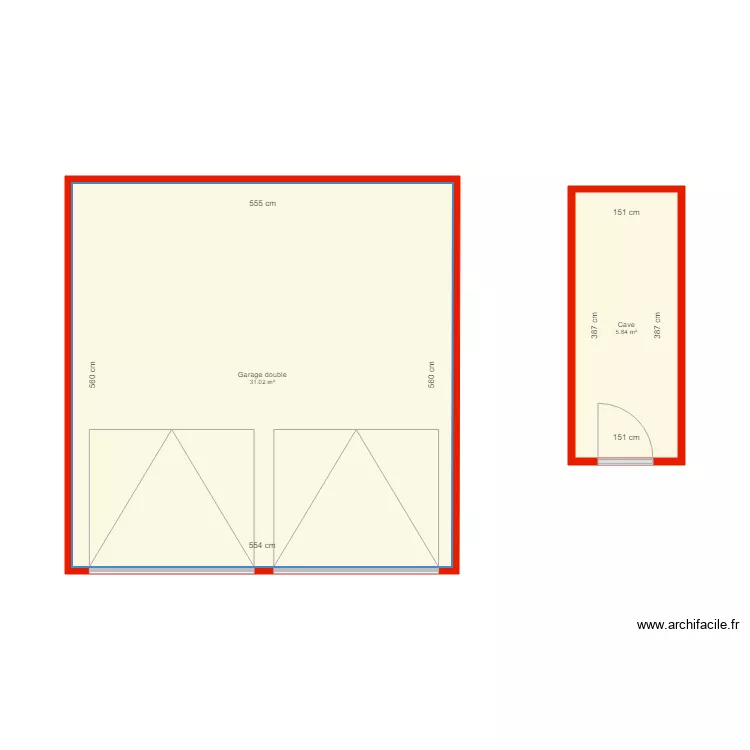 BI 3056 Annexes c&ocirc;t&eacute;. Plan de 