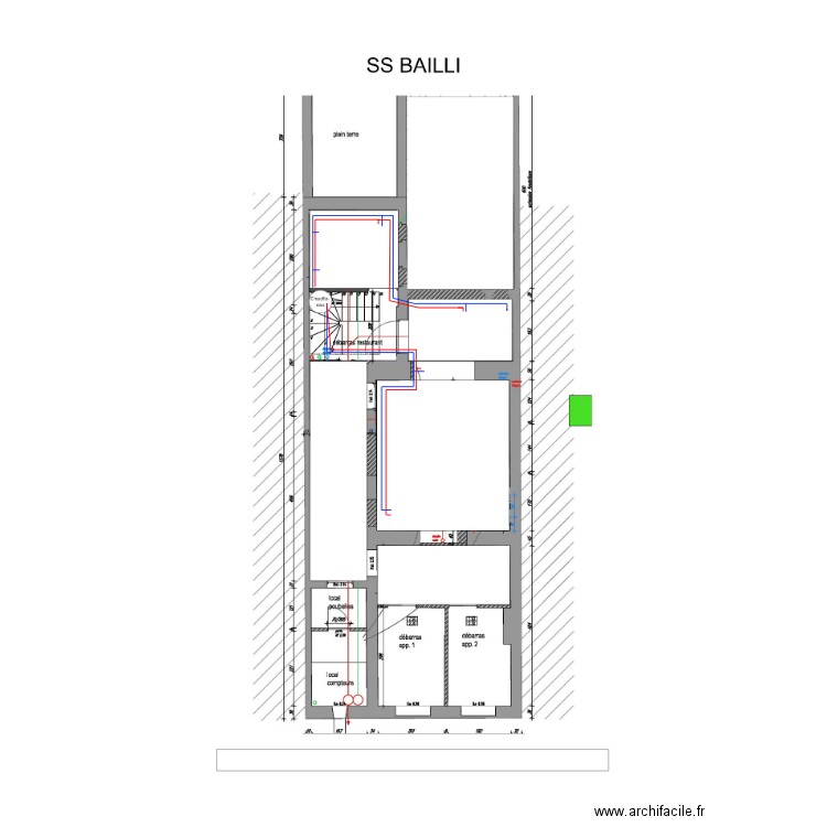 SS plomberie BAILLI. Plan de 0 pièce et 0 m2