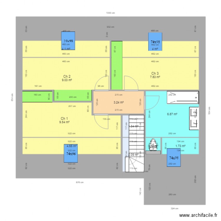 MICHALSKI. Plan de 0 pièce et 0 m2