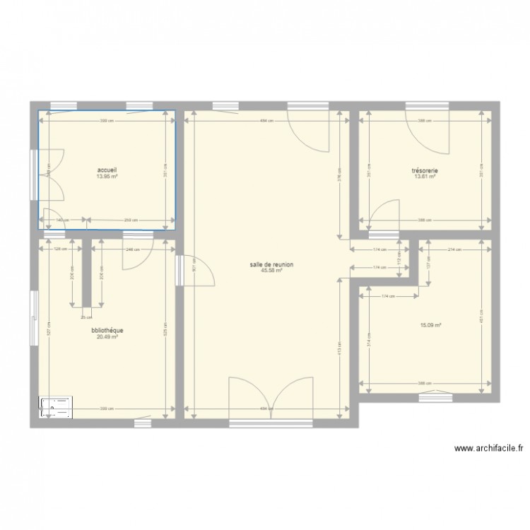 MODIF 4. Plan de 0 pièce et 0 m2