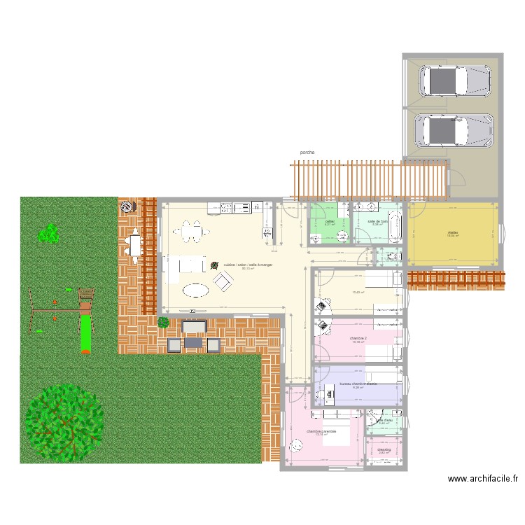 maison 2222. Plan de 0 pièce et 0 m2