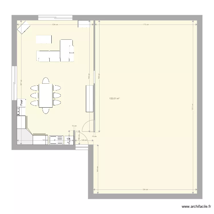 MAISON VIDE. Plan de 