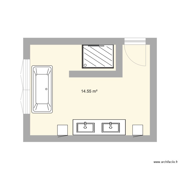 salle de bain3. Plan de 0 pièce et 0 m2