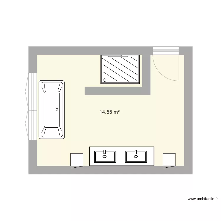 salle de bain3. Plan de 