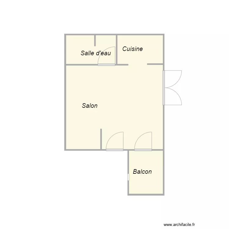 Croquis CASTET. Plan de 