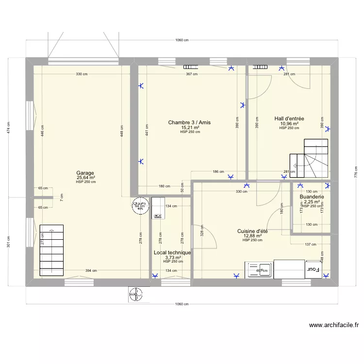 9 rte de longueperte Rez de chauss&eacute;e. Plan de 