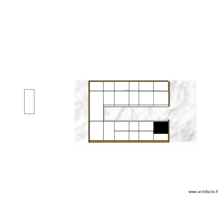 CUISINEMARBRE. Plan de 0 pièce et 0 m2