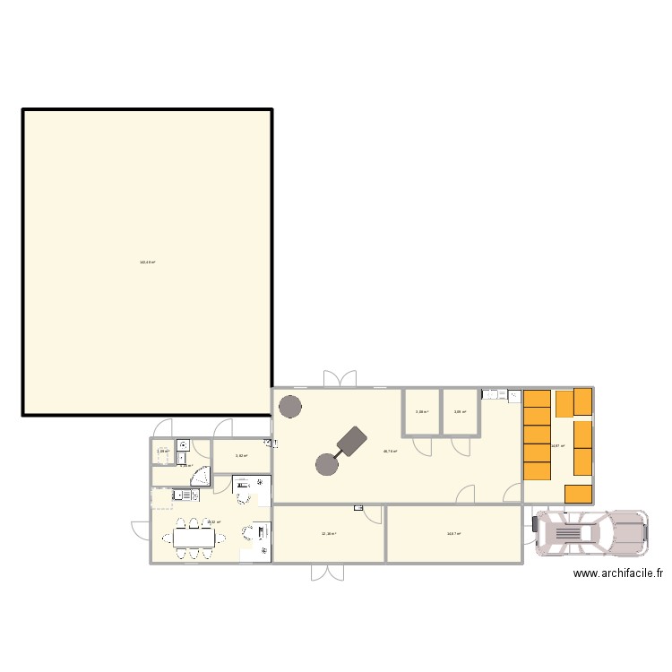 vachement bain 1. Plan de 0 pièce et 0 m2