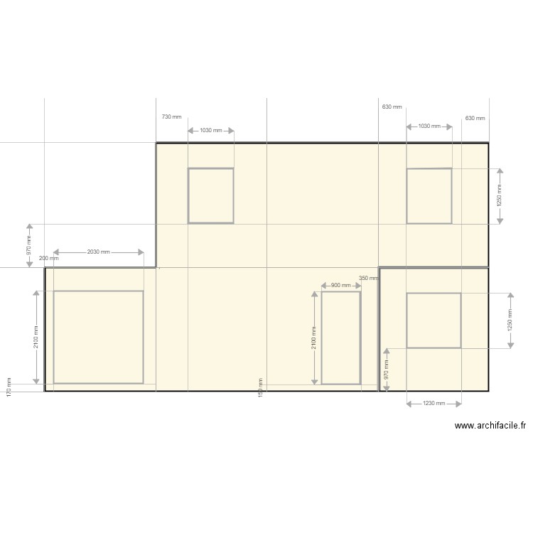 7m 1 vid. Plan de 0 pièce et 0 m2