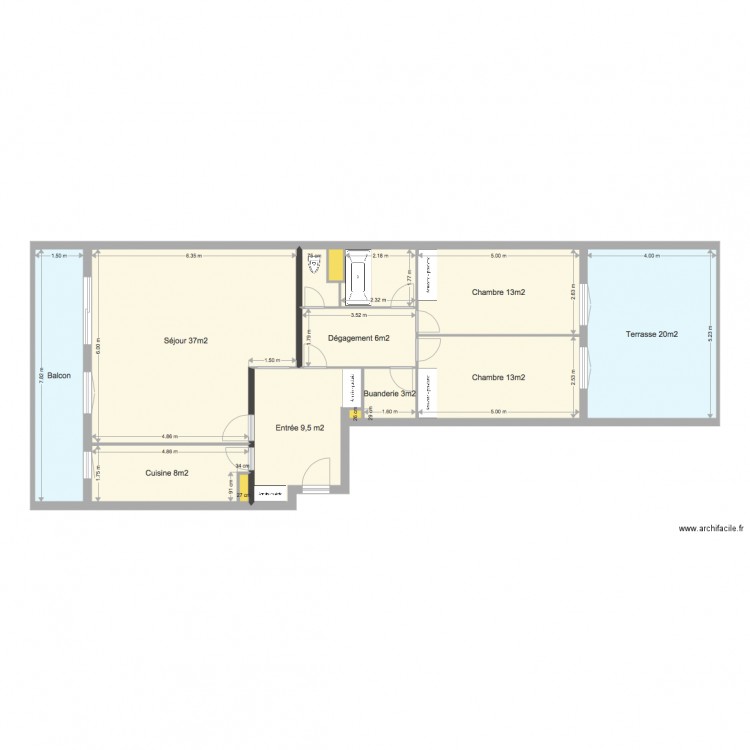 16 BOUCHARDON. Plan de 0 pièce et 0 m2