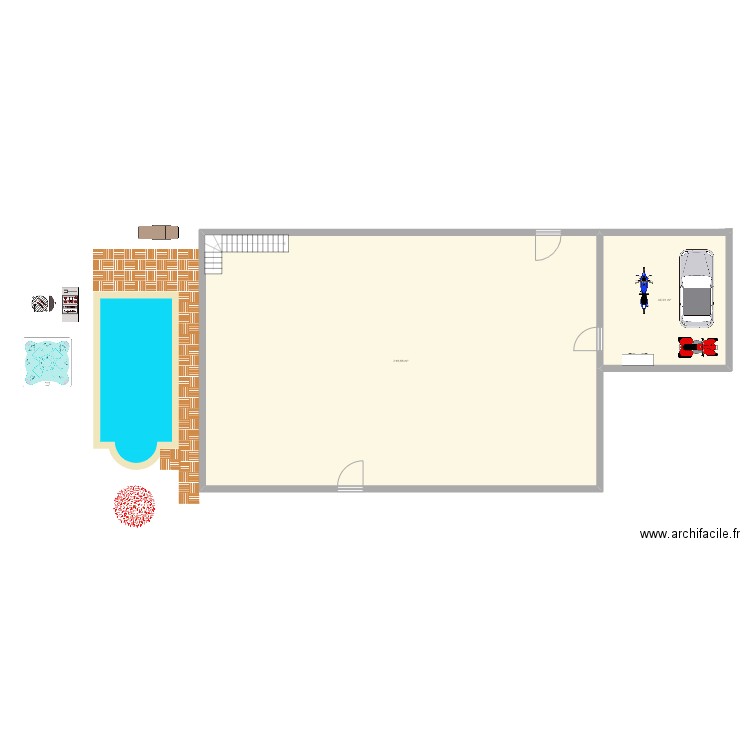 villa. Plan de 0 pièce et 0 m2