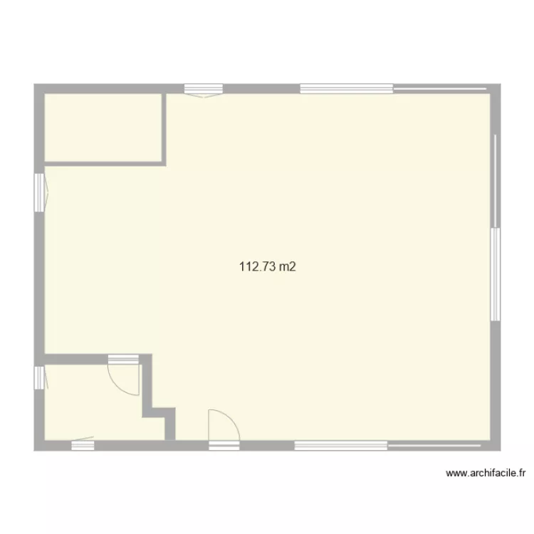 maison &eacute;tage. Plan de 