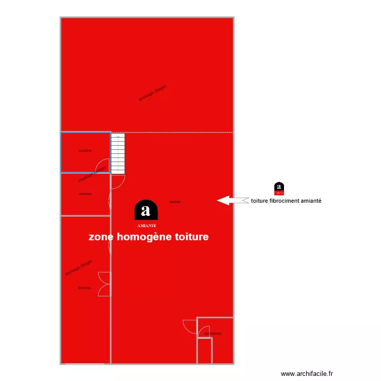 houlbrecque am 1236. Plan de 
