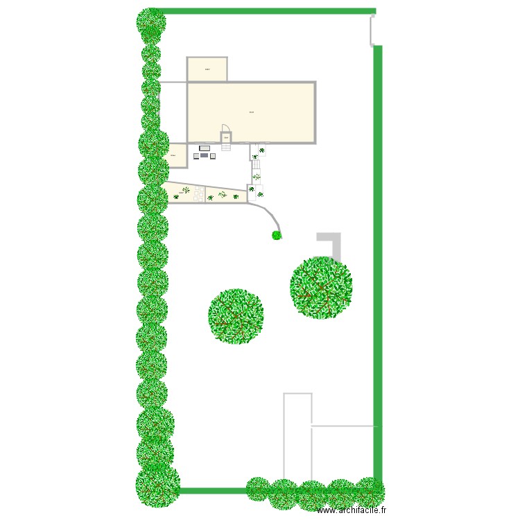 Aménagement extérieur. Plan de 0 pièce et 0 m2