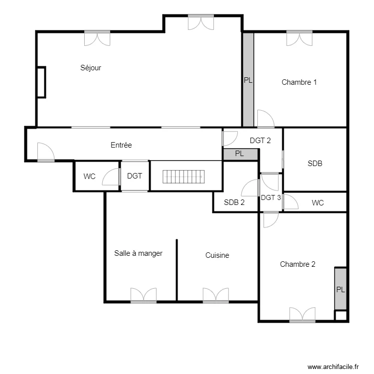 JEREMY 127M2 2105. Plan de 