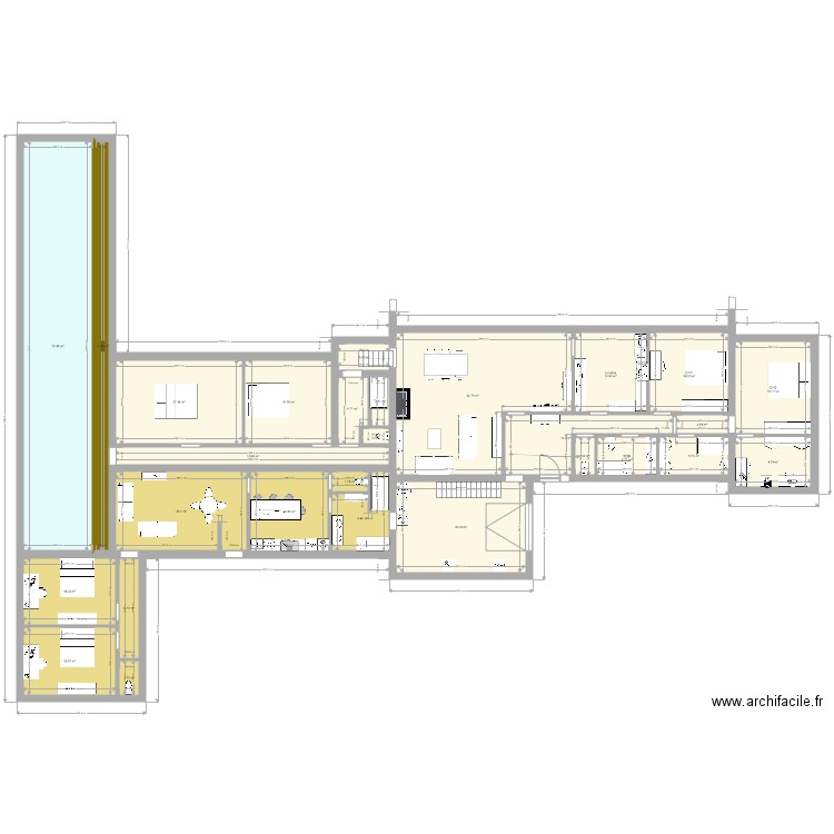 piscine annexe modulable . Plan de 0 pièce et 0 m2