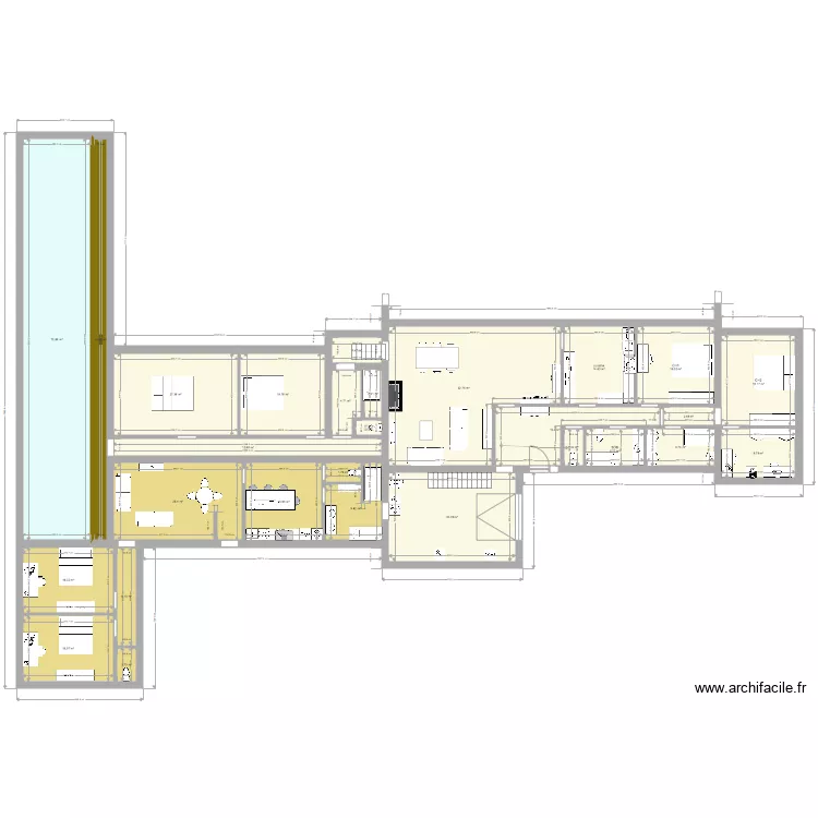 piscine annexe modulable . Plan de 