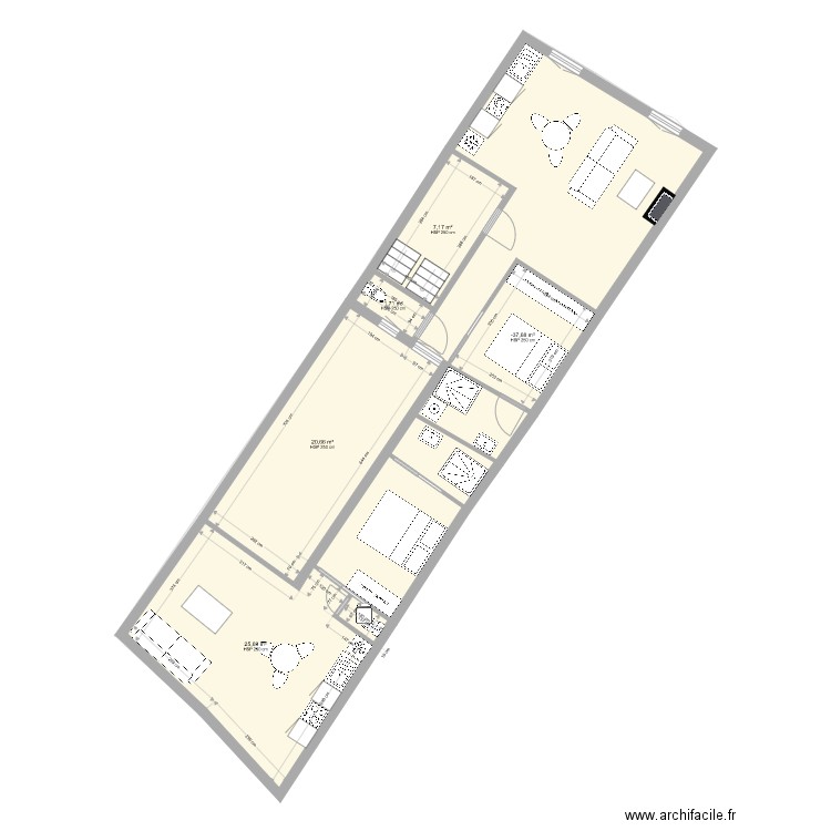 St J dA apparts1. Plan de 0 pièce et 0 m2