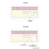 Facade projet&eacute;e