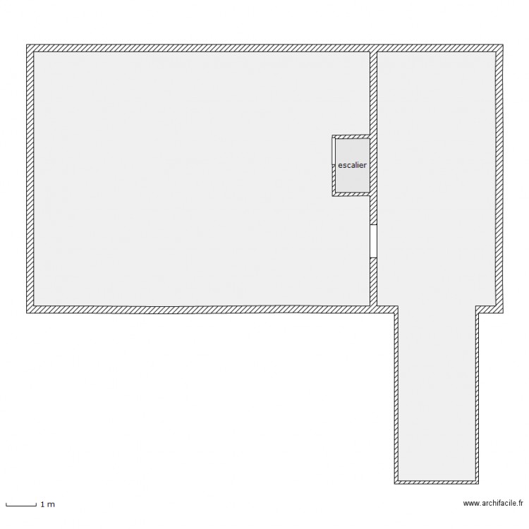 fermette étage actuel. Plan de 0 pièce et 0 m2