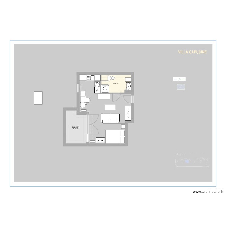 Aubervilliers. Plan de 0 pièce et 0 m2