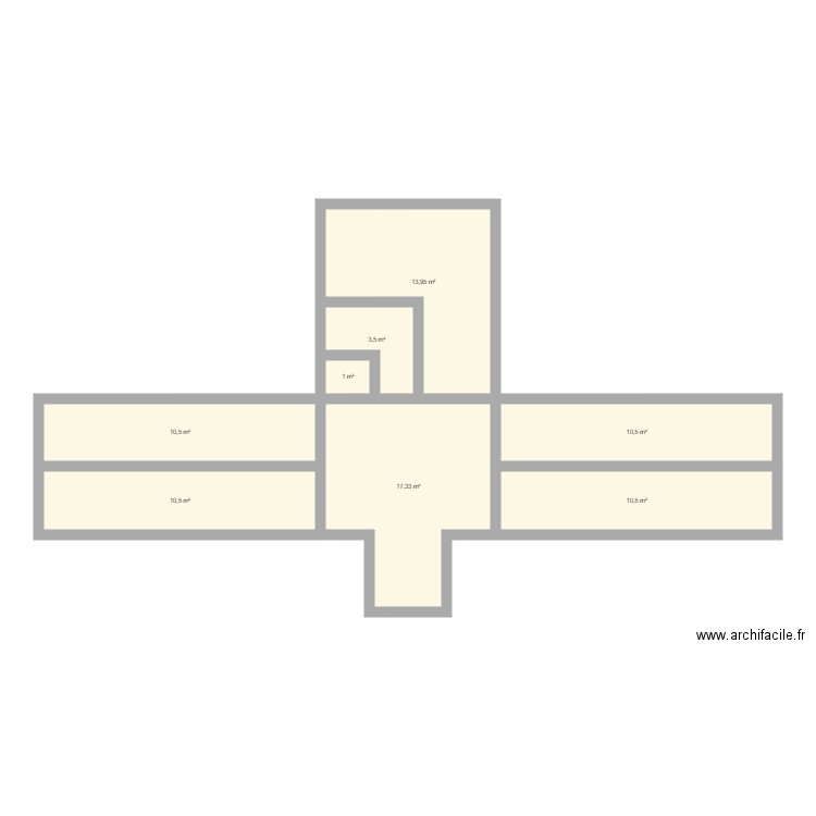 Plan étudiant petit appart. Plan de 0 pièce et 0 m2