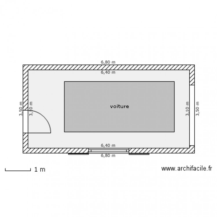 Garage 2. Plan de 0 pièce et 0 m2