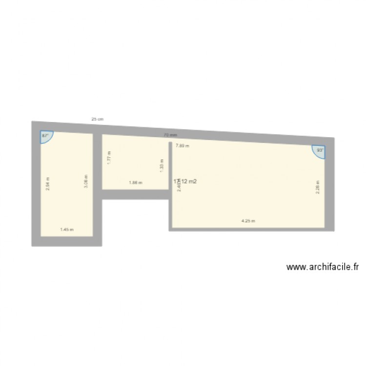 base brute ferte. Plan de 0 pièce et 0 m2