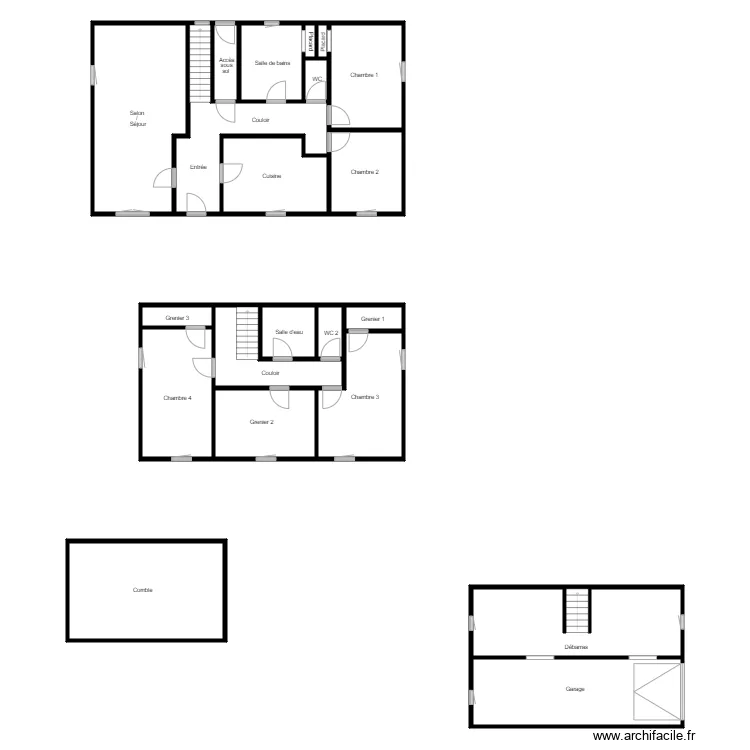 LEPAGE la nouaye. Plan de 