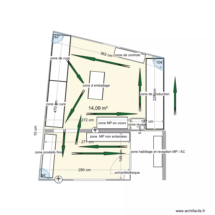 labo savonnerie. Plan de labo savonnerie. Plan de