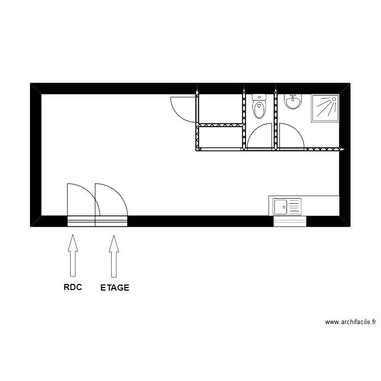 MAILLY ETAT DES LIEUX. Plan de 5 pièces et 27 m2