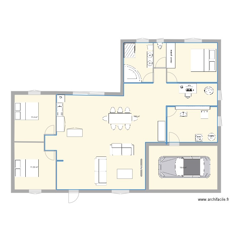 Maison Anaïs et Florian . Plan de 0 pièce et 0 m2