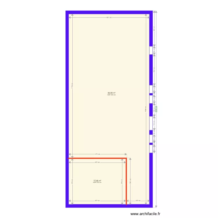 coumert fenetre. Plan de 