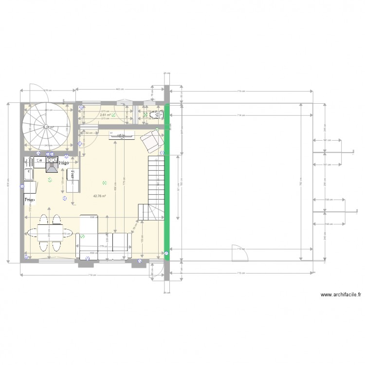 grarage rené maison 2 projet n 5. Plan de 0 pièce et 0 m2