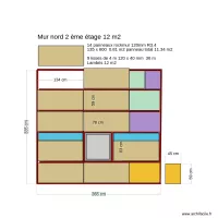 mur nord 2 &egrave;me  &eacute;tage isolation