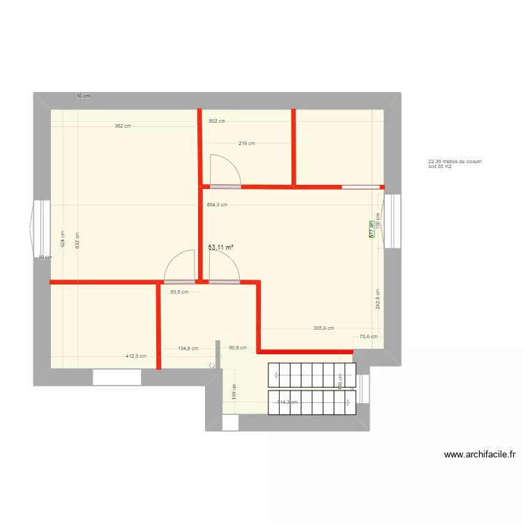 1er Vide Isolé. Plan de 1er Vide Isolé. Plan de