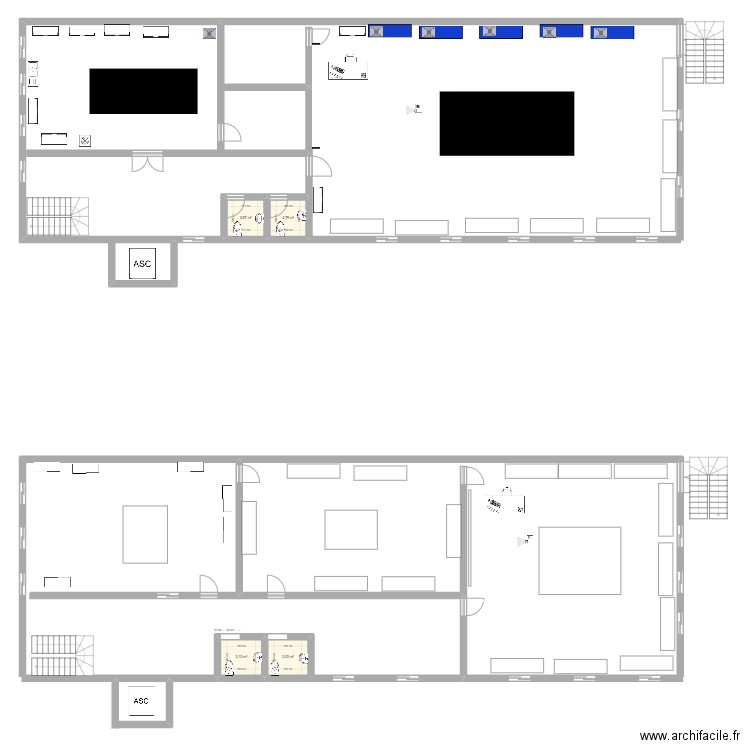 projet labo forensoque 2023 04 13. Plan de 4 pièces et 12 m2